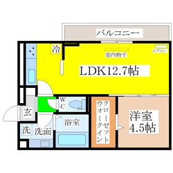 羽犬塚駅 徒歩36分 2階の物件間取画像